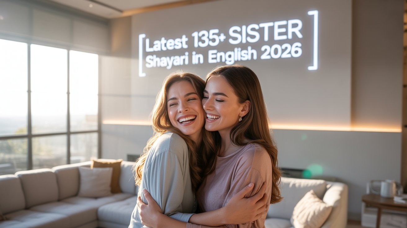 Latest 135+ Sister Shayari in English 2026