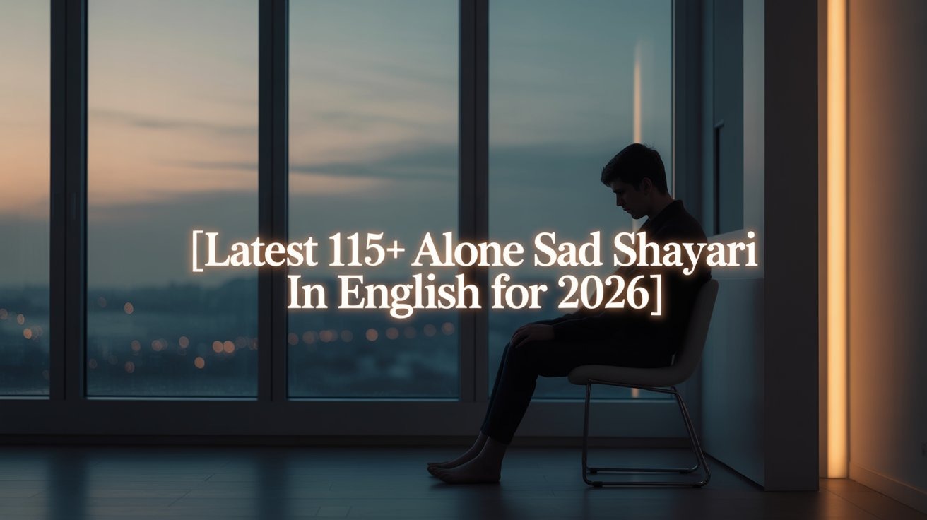 Latest 115+ Alone Sad Shayari in English for 2026