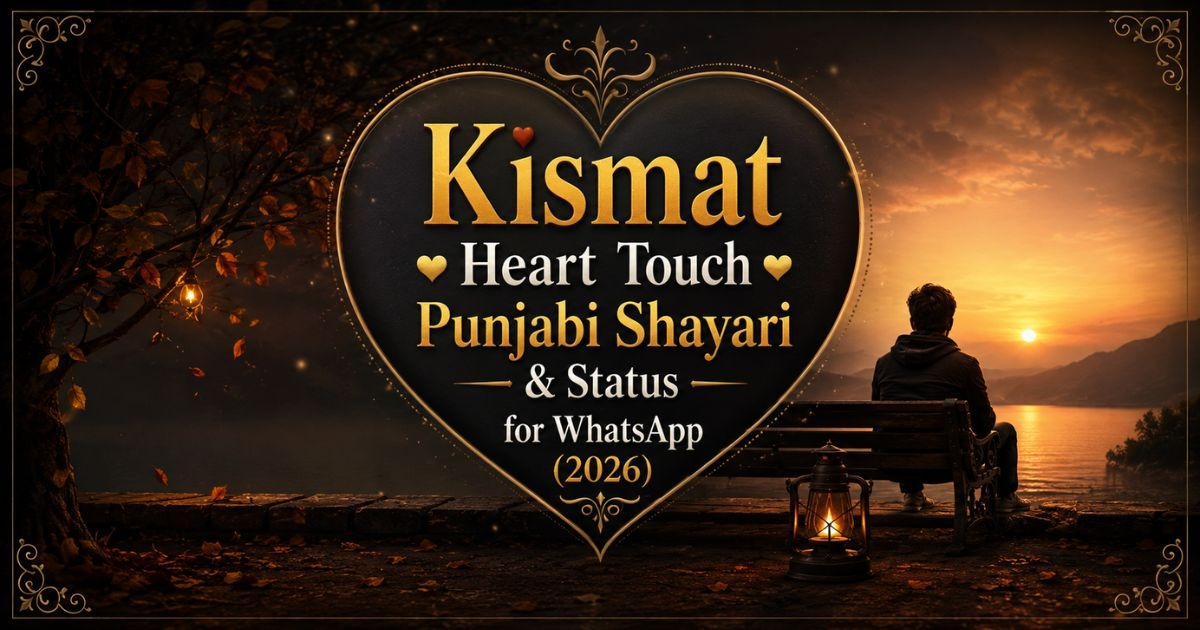 Kismat Heart Touch Punjabi Shayari & Status for WhatsApp (2026)