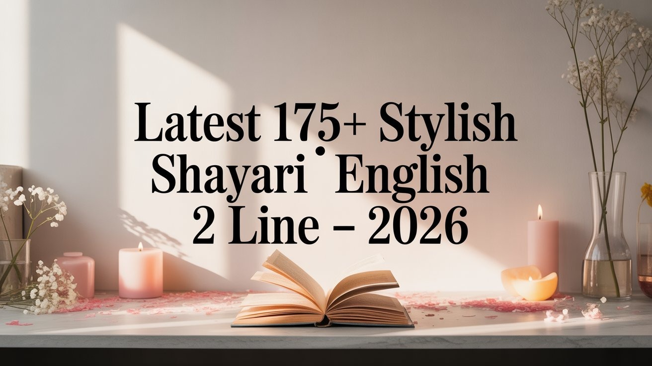 Latest 175+ Stylish Shayari प्यार English 2 Line – 2026