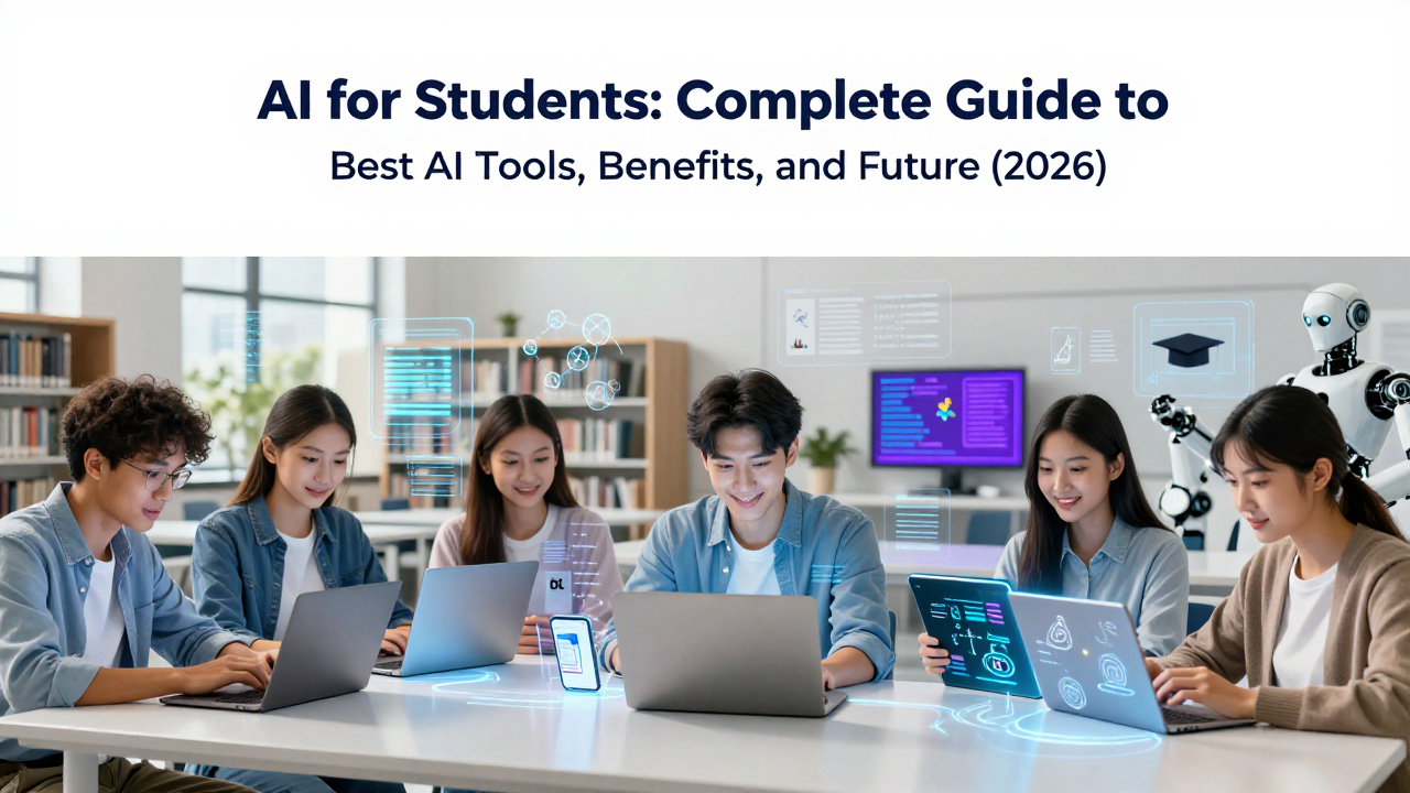 AI for Students: Complete Guide to Learning Best AI Tools, Benefits, and Future (2026)