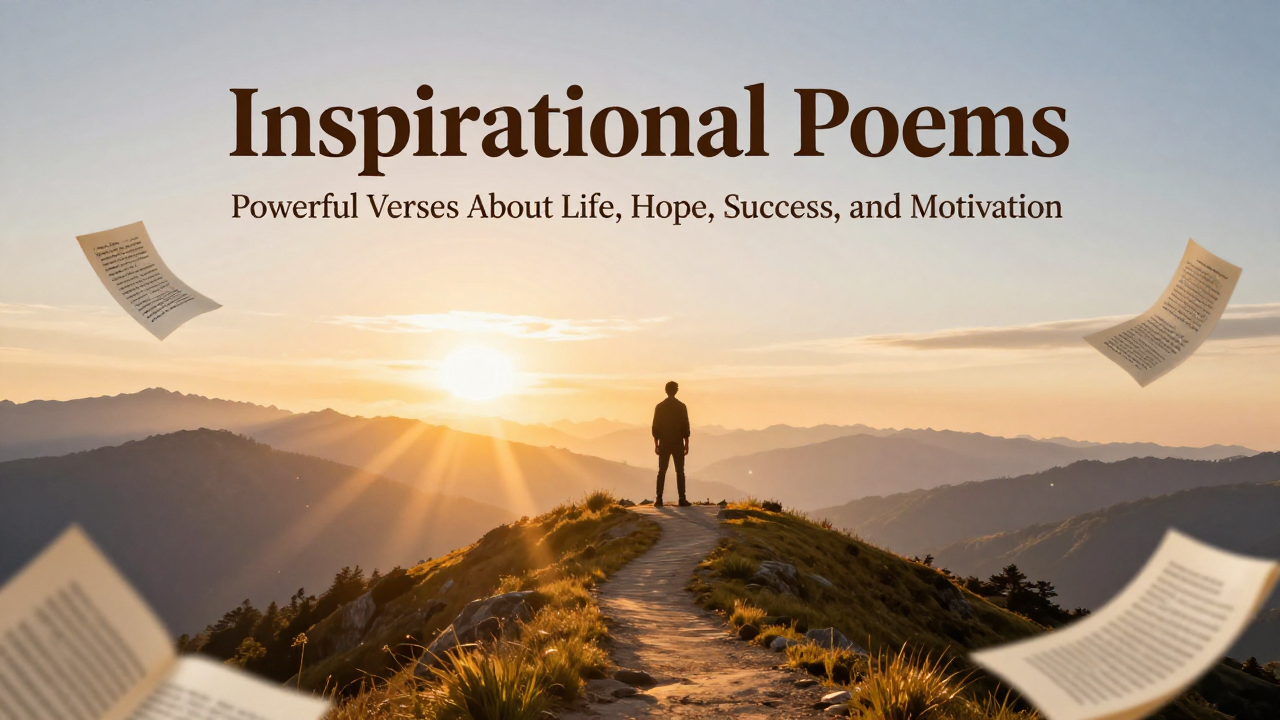 Inspirational Poems: Powerful Verses About Life, Hope, Success, and Motivation