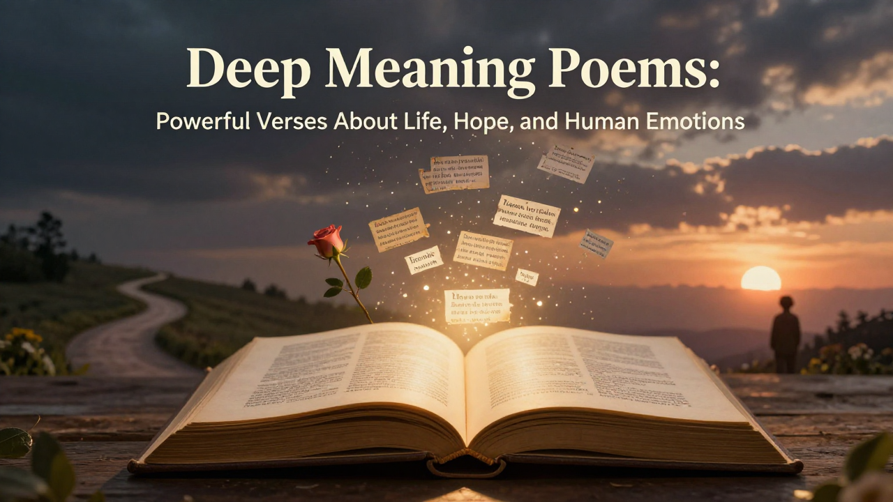 Deep Meaning Poems: Powerful Verses About Life, Love, Hope, and Human Emotions