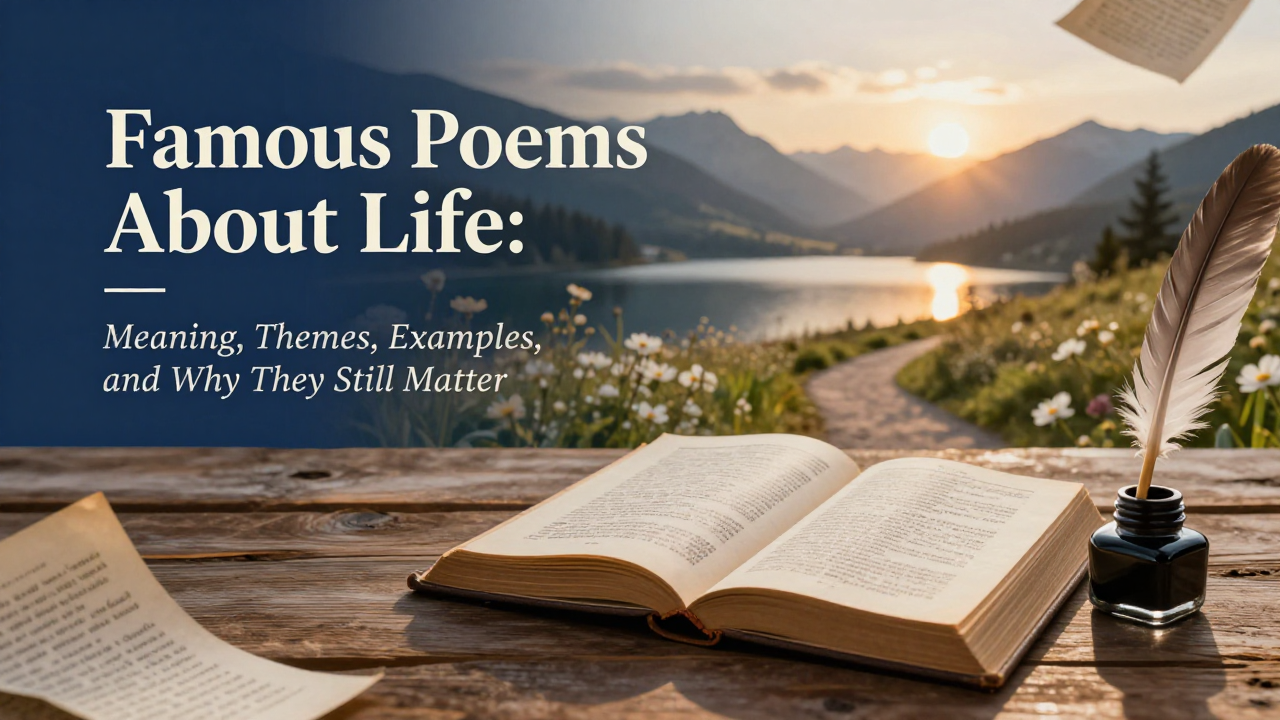 Famous Poems About Life: Meaning, Themes, Examples, and Why They Still Matter