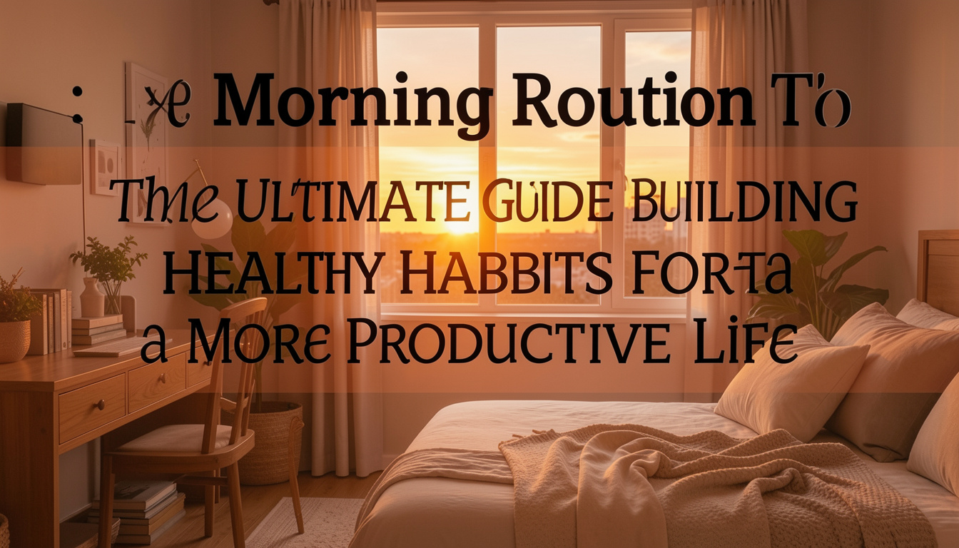 Morning Routine: The Ultimate Guide to Building Healthy Habits for a More Productive Life