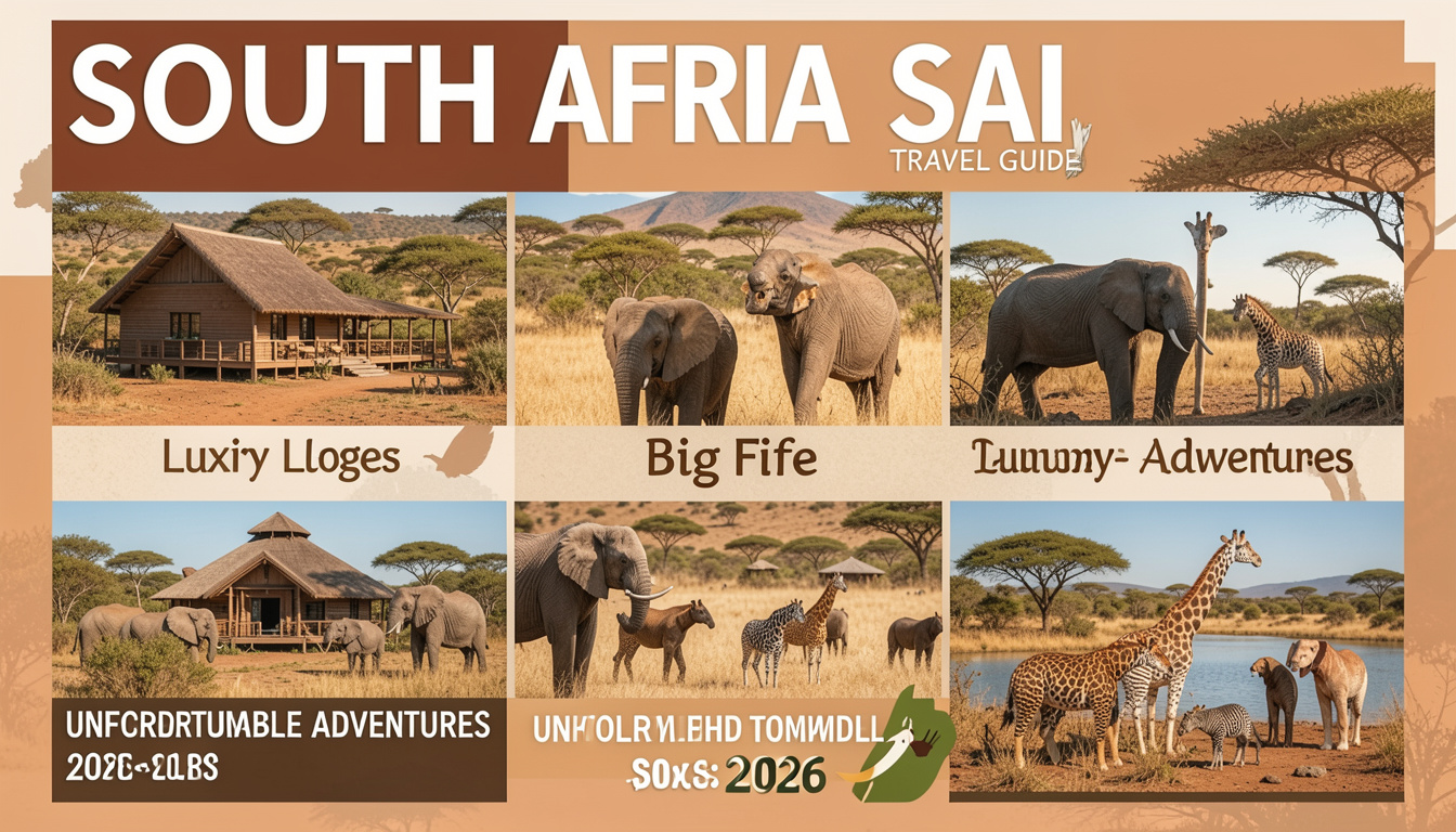 South Africa Safari: The Ultimate Guide to the Big Five, Luxury Lodges & Unforgettable Wildlife Adventures (2026)
