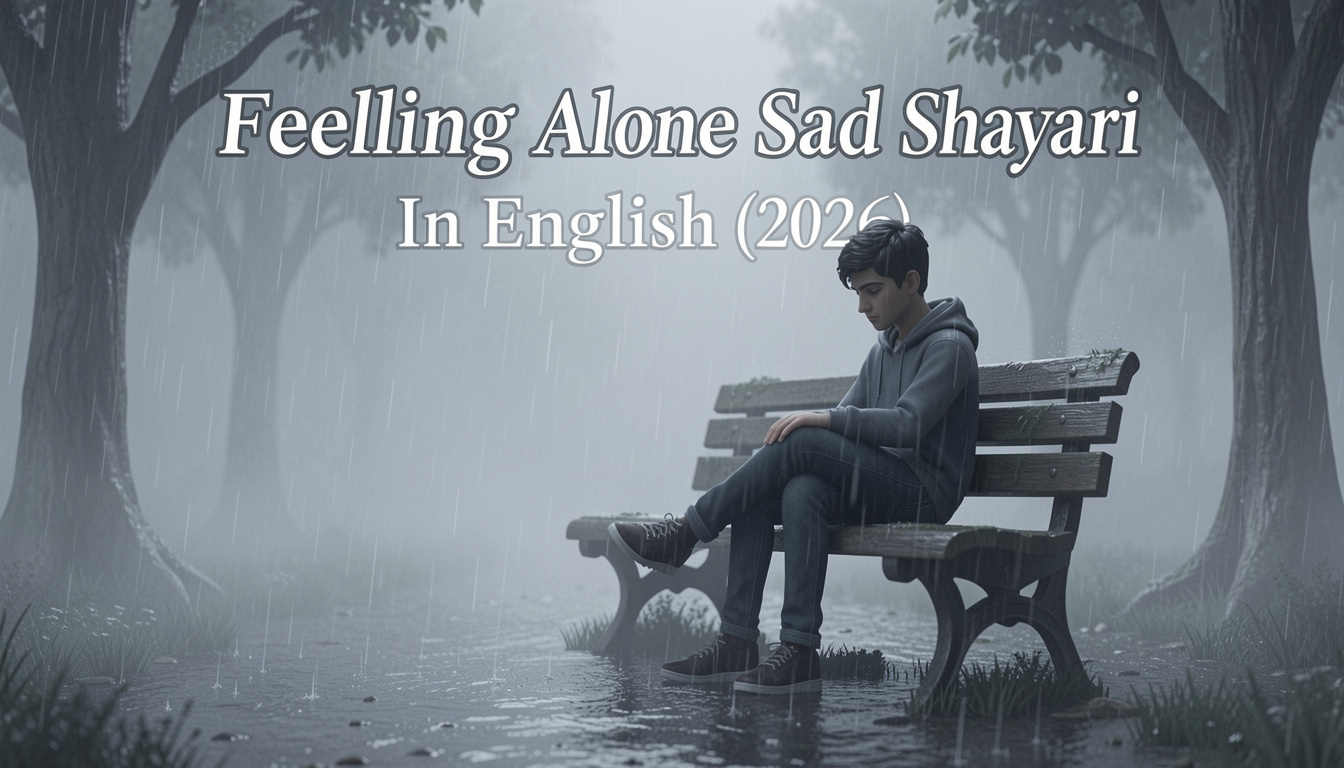 Best – 250+ Feeling Alone Sad Shayari Alone Sad Shayari In English (2026)
