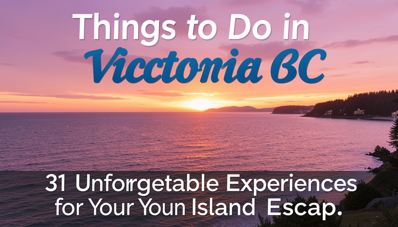 Things to Do in Victoria BC: 31 Unforgettable Experiences for Your Island Escape