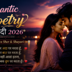 Romantic Poetry in Hindi 2026 | Deep Love Sher & Shayari