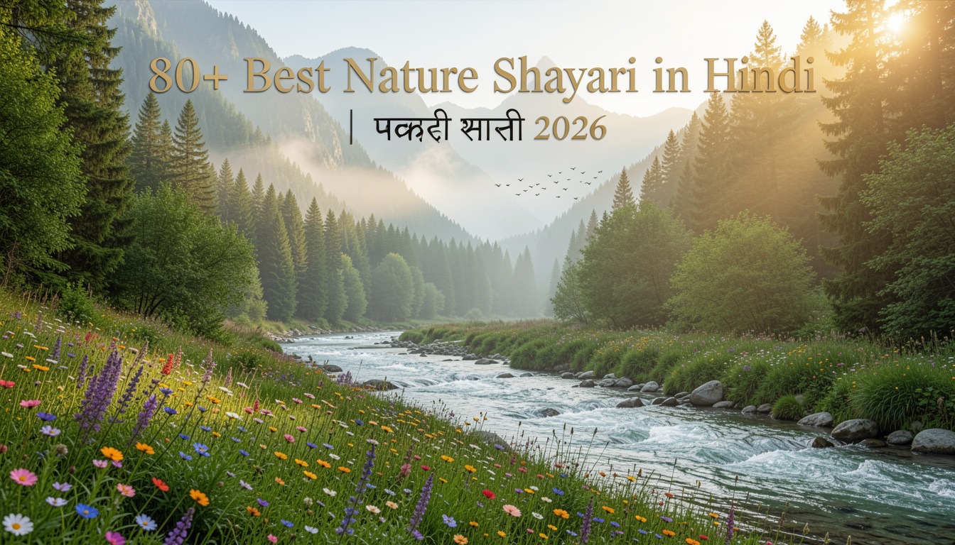 300+ Best Nature Shayari in Hindi | प्रकृति शायरी 2026