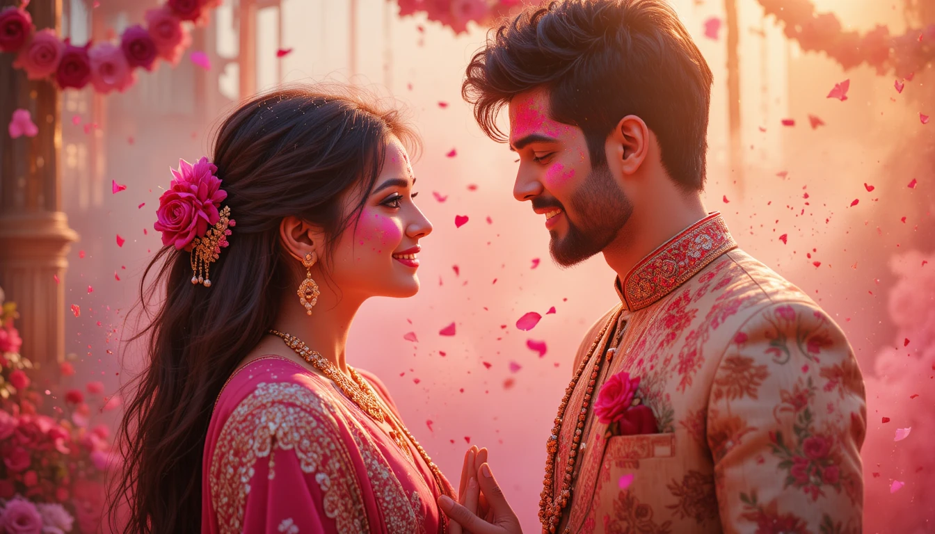 Romantic Holi Shayari in Hindi 2027 ❤️🌹 | प्यार भरी होली शायरी