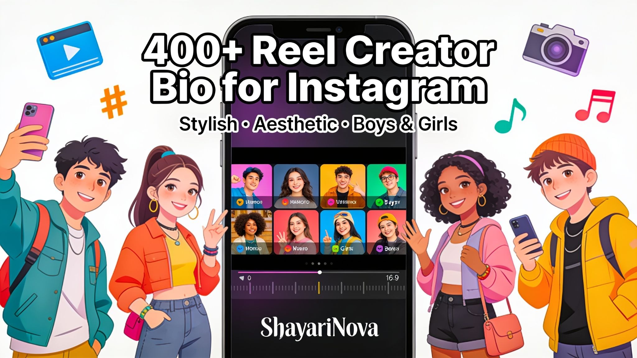400 + Reel Creator Bio for Instagram (Stylish, Aesthetic, Boys & Girls)