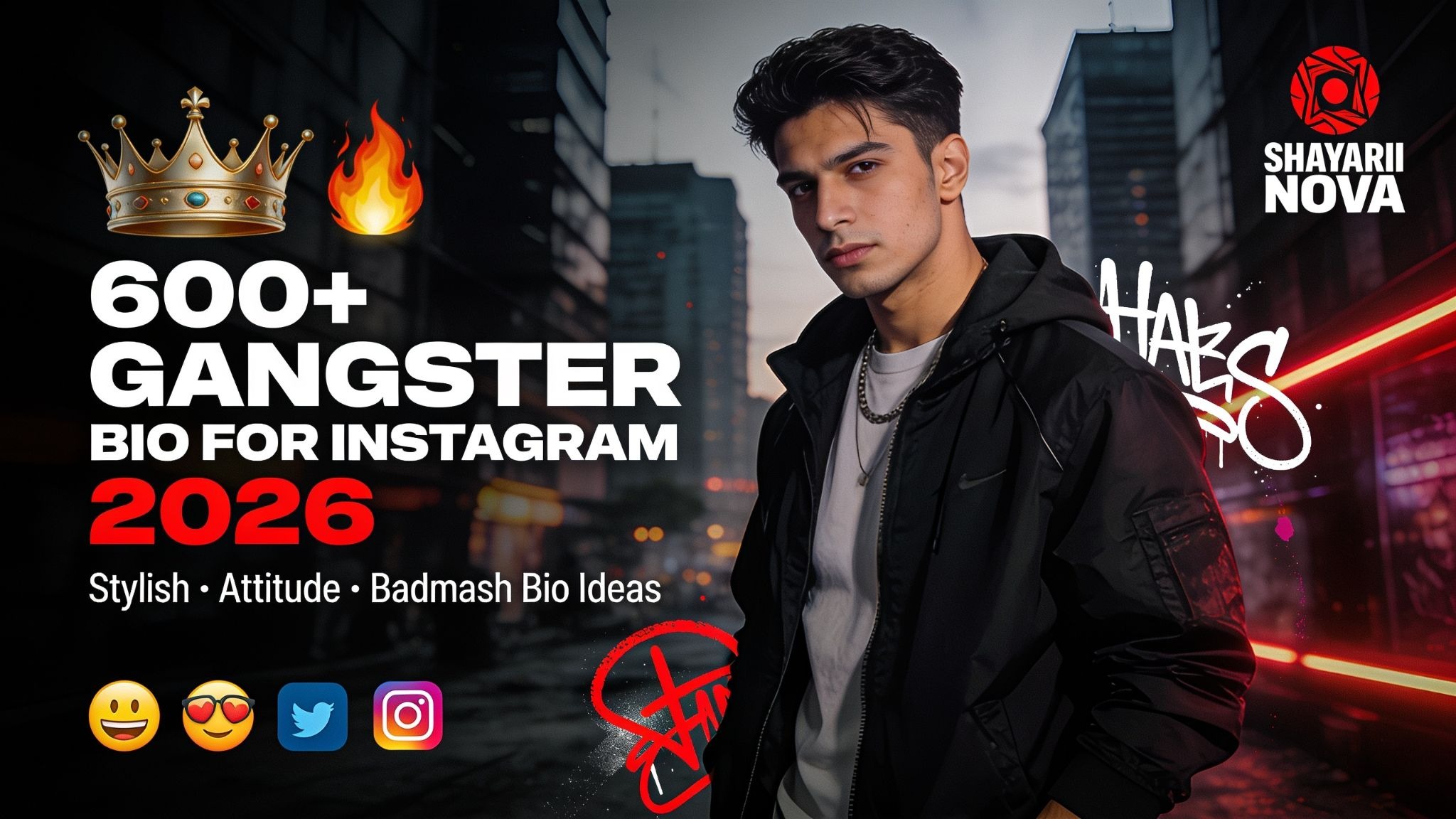 600+ Gangster Bio for Instagram 2026 | Stylish, Attitude & Badmash Bio Ideas
